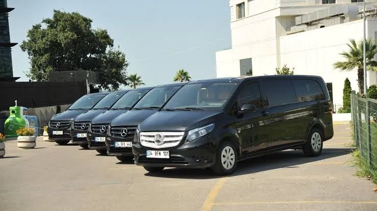  Passenger welcome in front of the city hotel with a luxury transfer vehicle - Dalaman airport hotel transfer services a